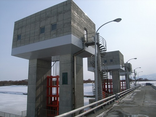 石狩放水路:完成・全景